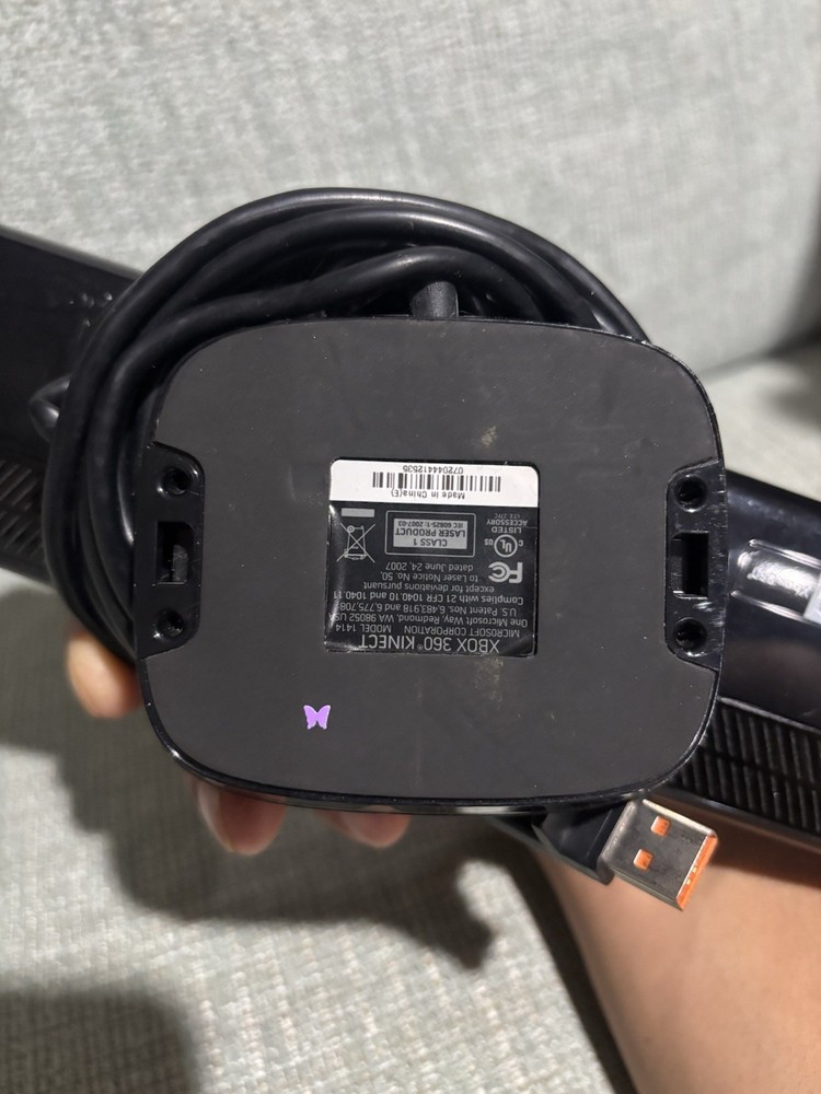 Microsoft Xbox 360 Kinect Motion Camera Sensor Black Wired for Xbox 360 Console