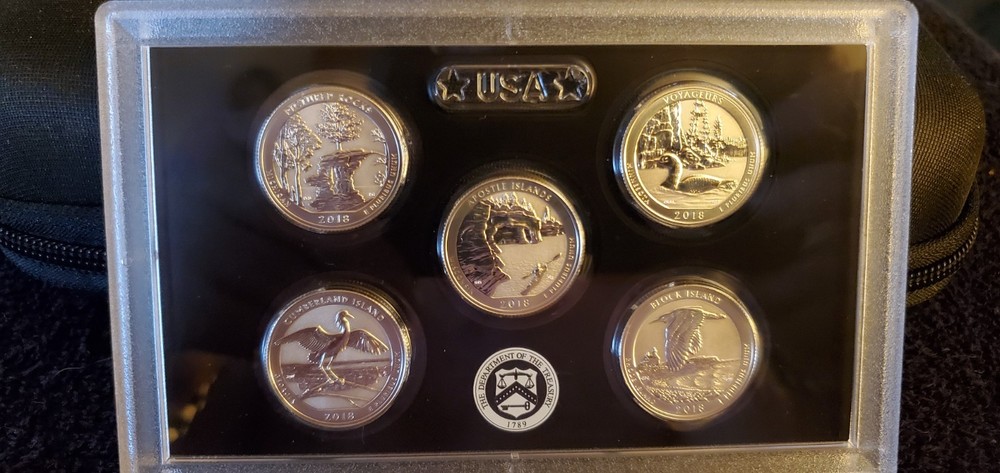 2018 San Francisco complete 10 coin Silver Reverse Proof Set from the U.S. Mint
