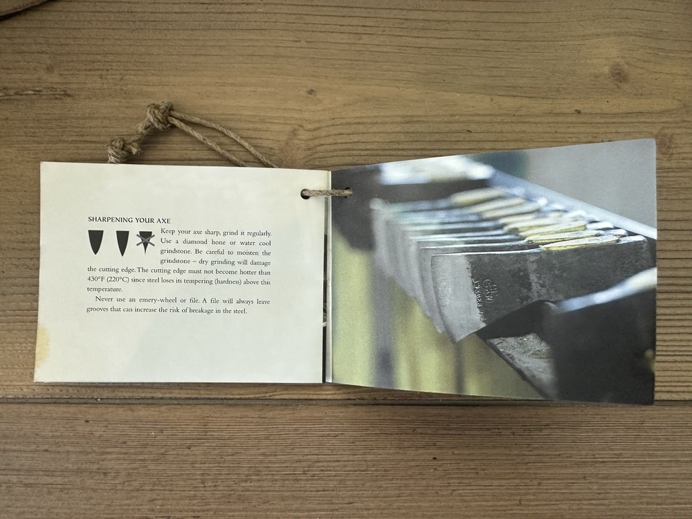 Wetterlings Axe Booklet - Instruction Manual