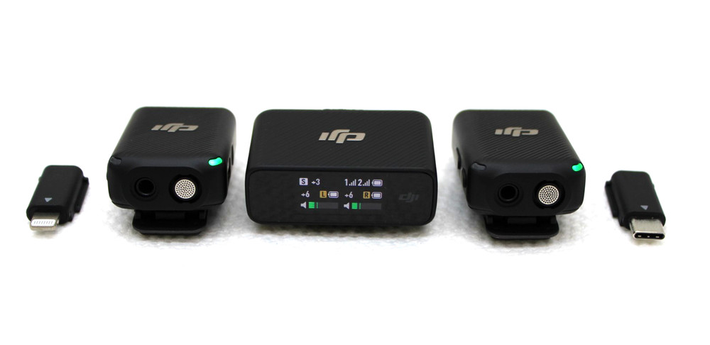 DJI Mic Dual-Transmitter Compact Digital Wireless Microphone Recorder ASB01
