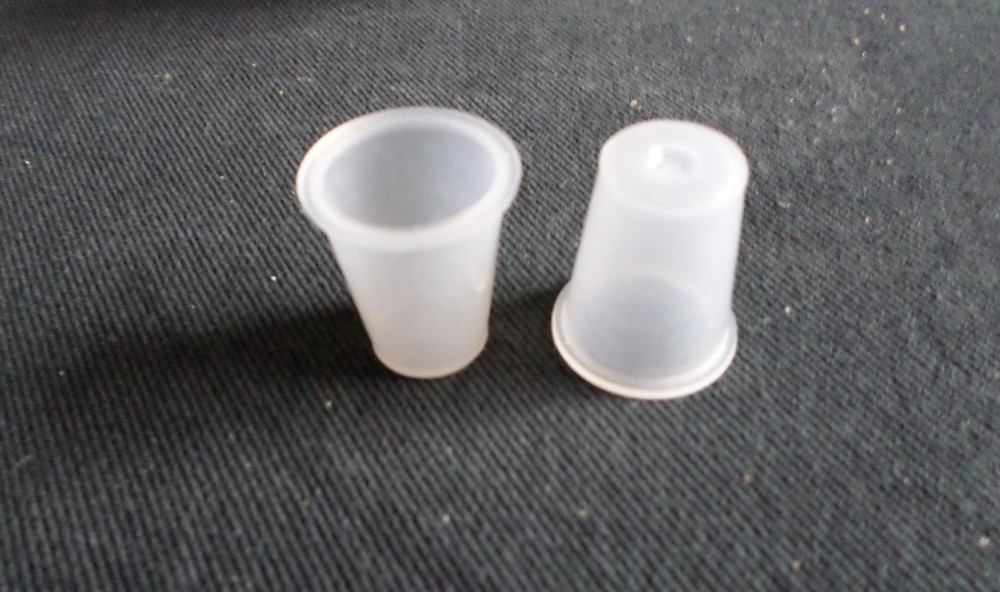 (25) Unbranded #2 Polyethylene Cup-Type Stopper Seal, 201930002