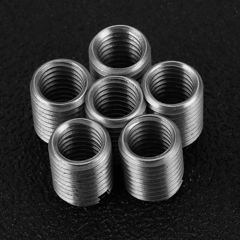 Cost-Effective 10pcs M8 to M10 Thread Insert Nuts - Stainless Steel Construction