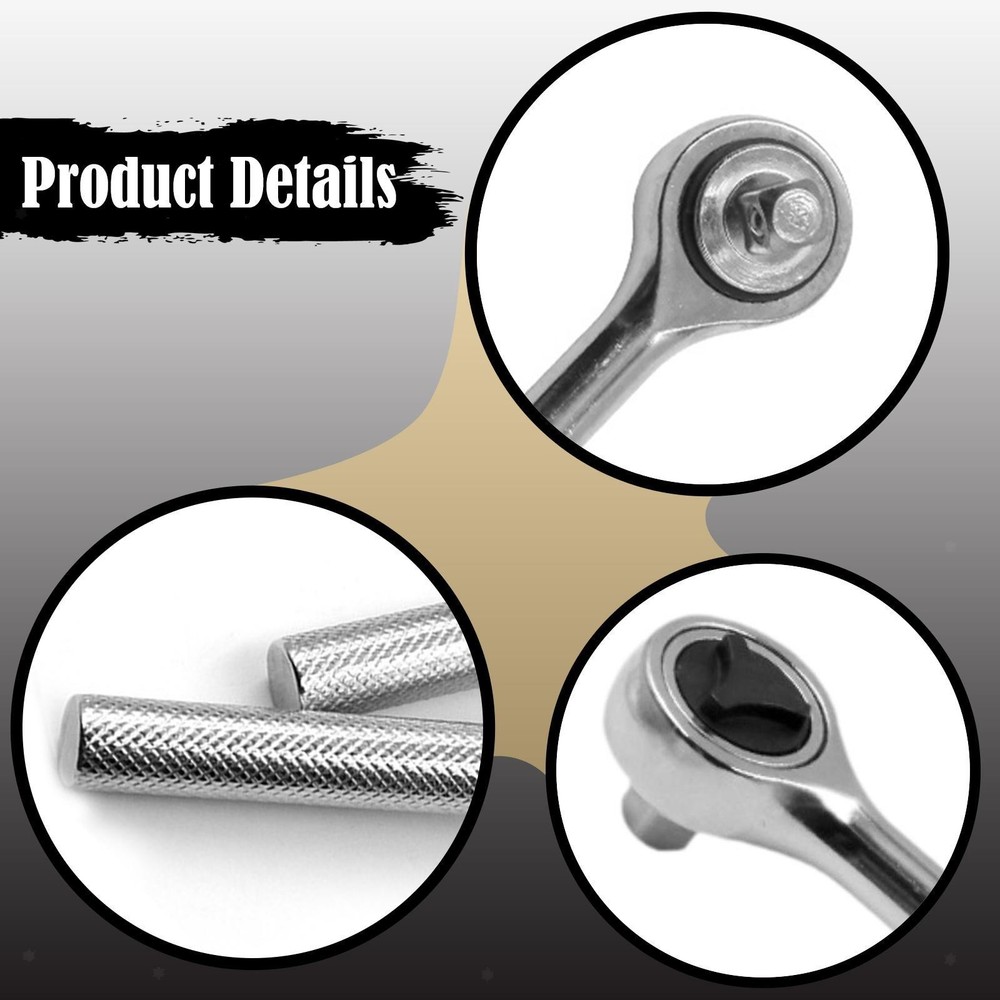 Ratchet Wrench Sockets Wrench 40 Tooth Versatile Hand Tools Quick Released