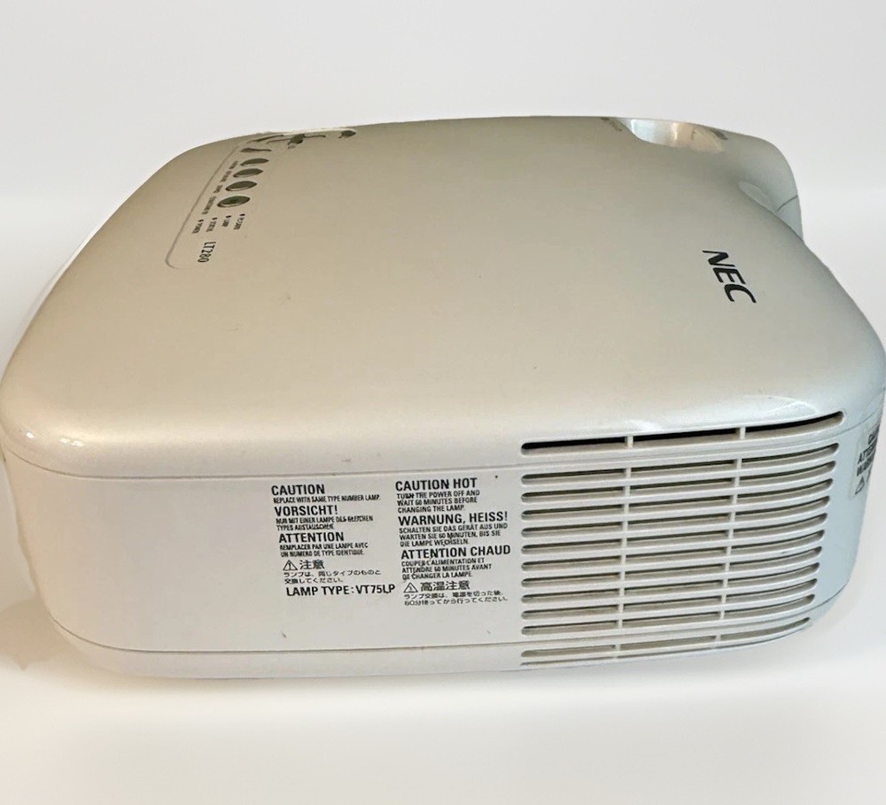 NEC LT280 LCD Projector - 2100 Lumens - Tested & Working