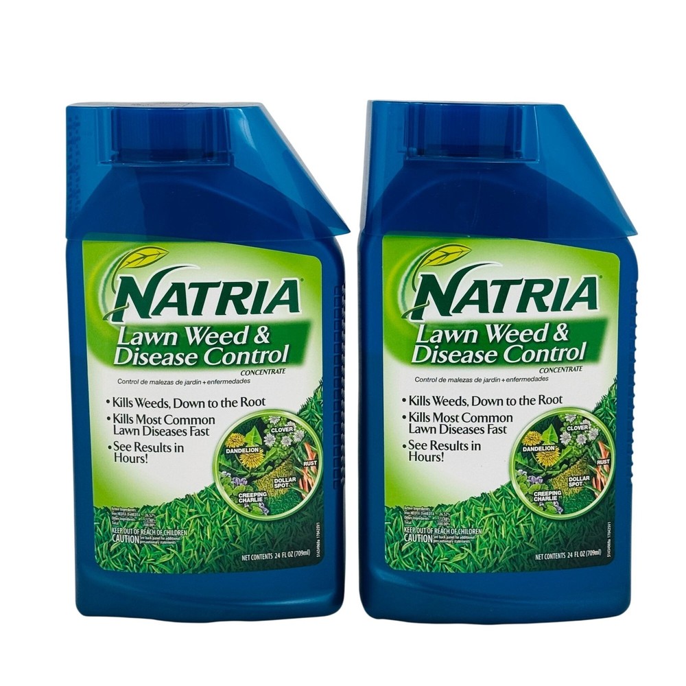 Natria Lawn Weed & Disease Control Concentrate 24oz Each (2-Pack)