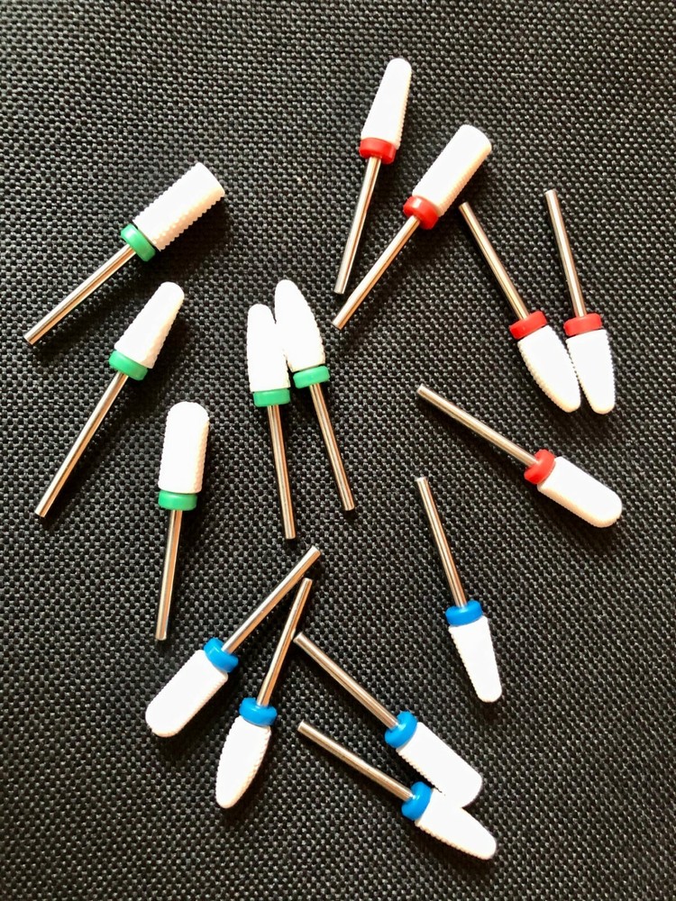 NEW Lower Price - Ceramic Nail Bur Bits. Choose your shape and coarseness!