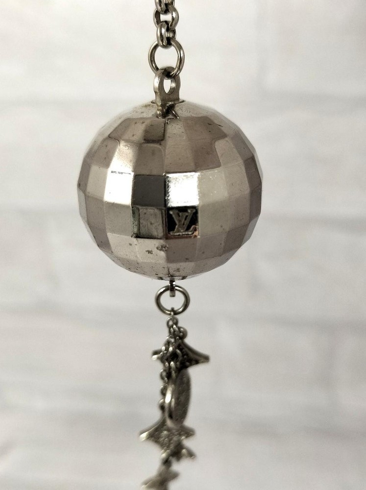 Louis Vuitton Portocle Glitter Keychain