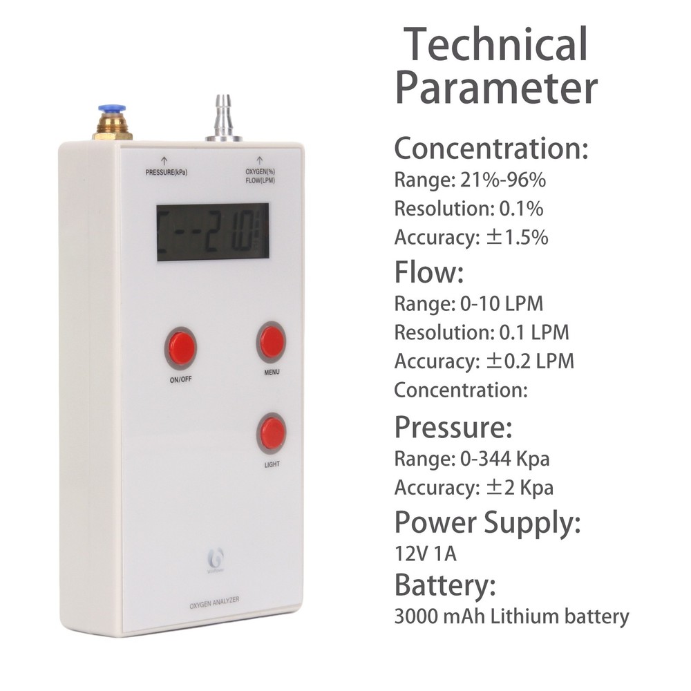 Ultrasonic oxygen meter Gerneric Portable Oxygen Concentration Content Tester