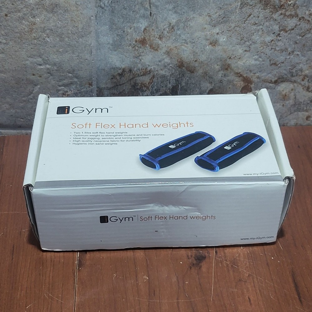 Gym Soft Flex Hand Weights 1.5 lbs 2 Pcs