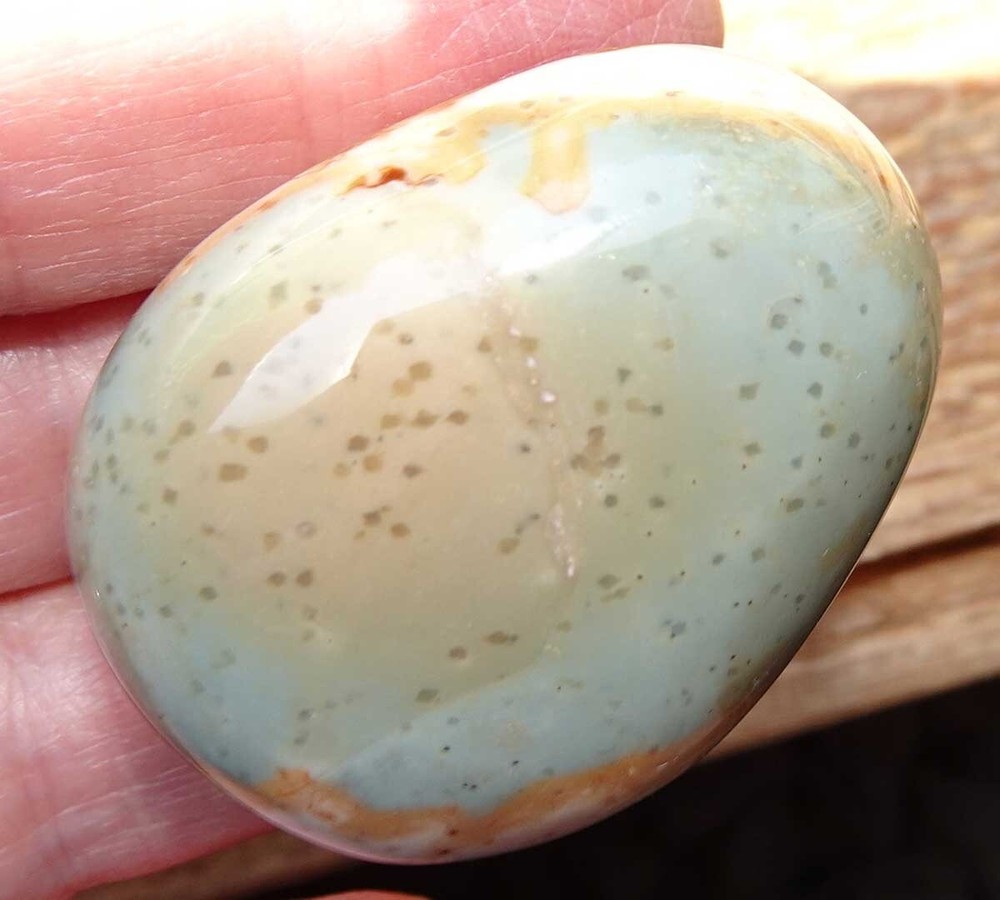 Polychrome Jasper - 3 Polished Pebbles - Madagascar sc749f