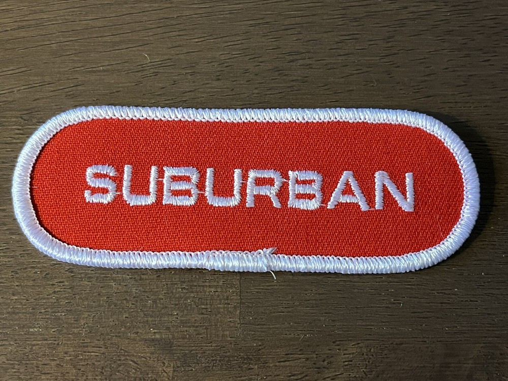 Vintage “SUBURBAN “Souvenir Patch