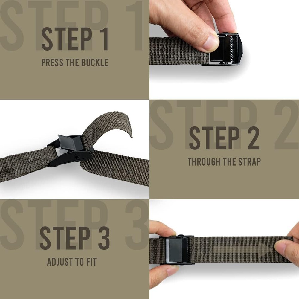 Trail Camera Straps Game Cam Mounting Strap 25mm Width*6 ft. Long, 2-Pack Brown