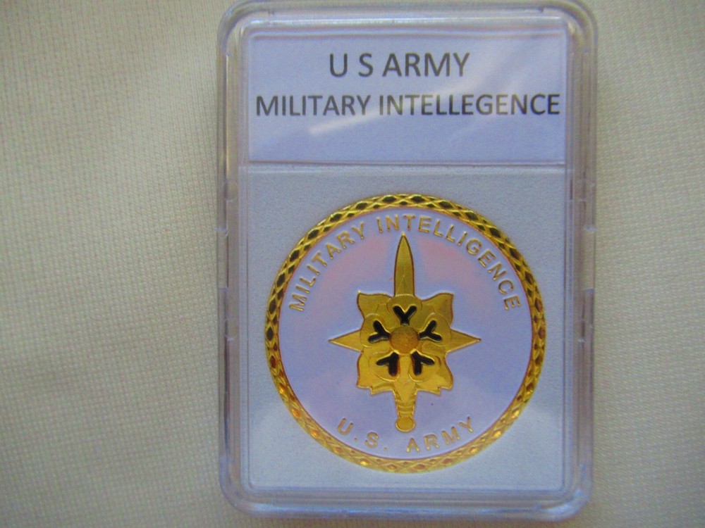 U S ARMY MILITARY  INTELLIGENCE Challenge Coin