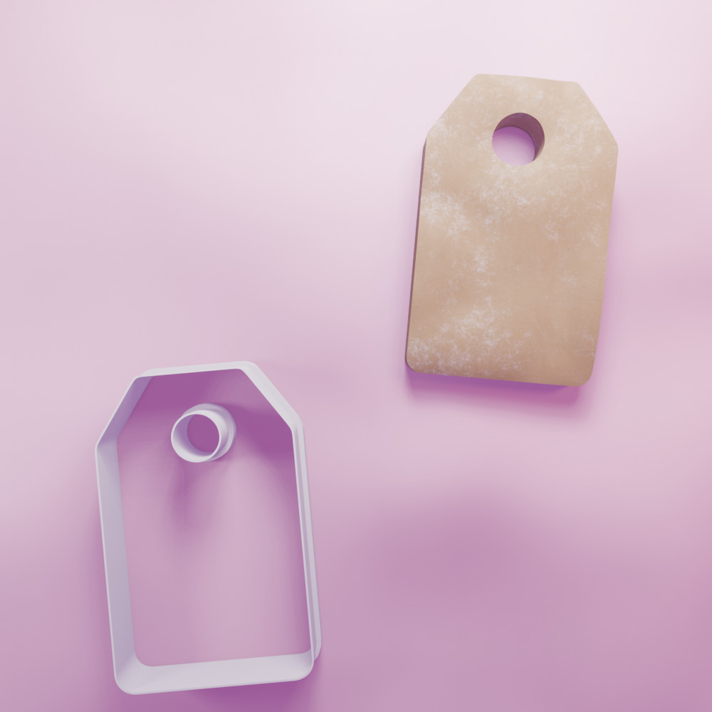 Gift Tag cookie cutter