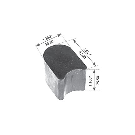 World American WA12-2524 Leaf Spring Insulator   Rubber, Buffer