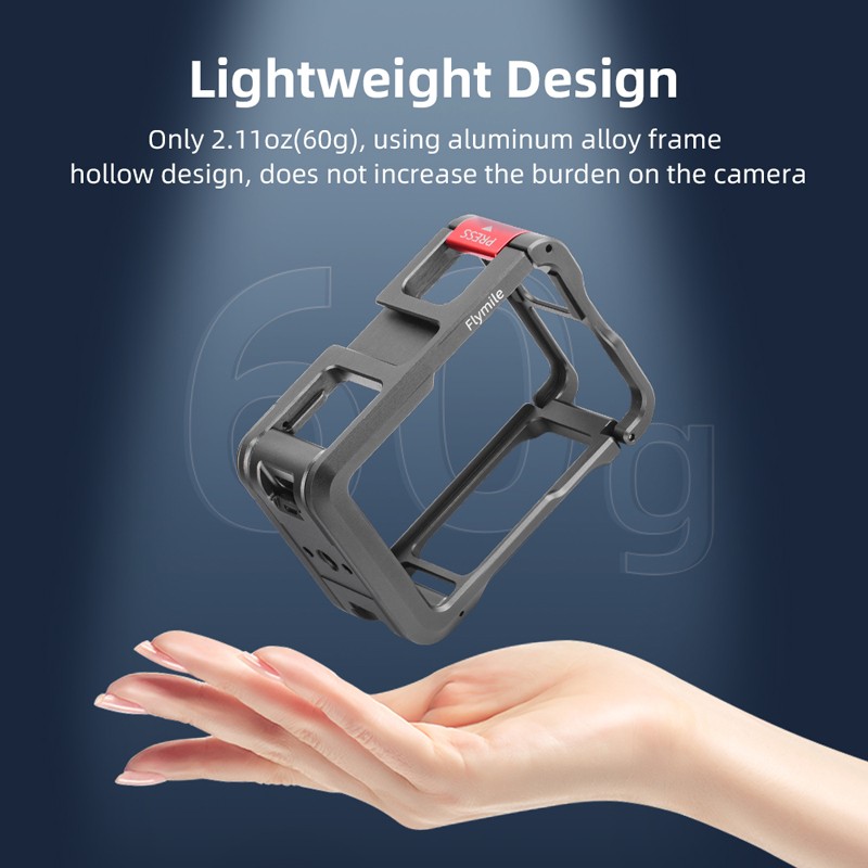 Multifunctional Expansion Protection Rabbit Cage Frame For DJI Action 3/4 Camera