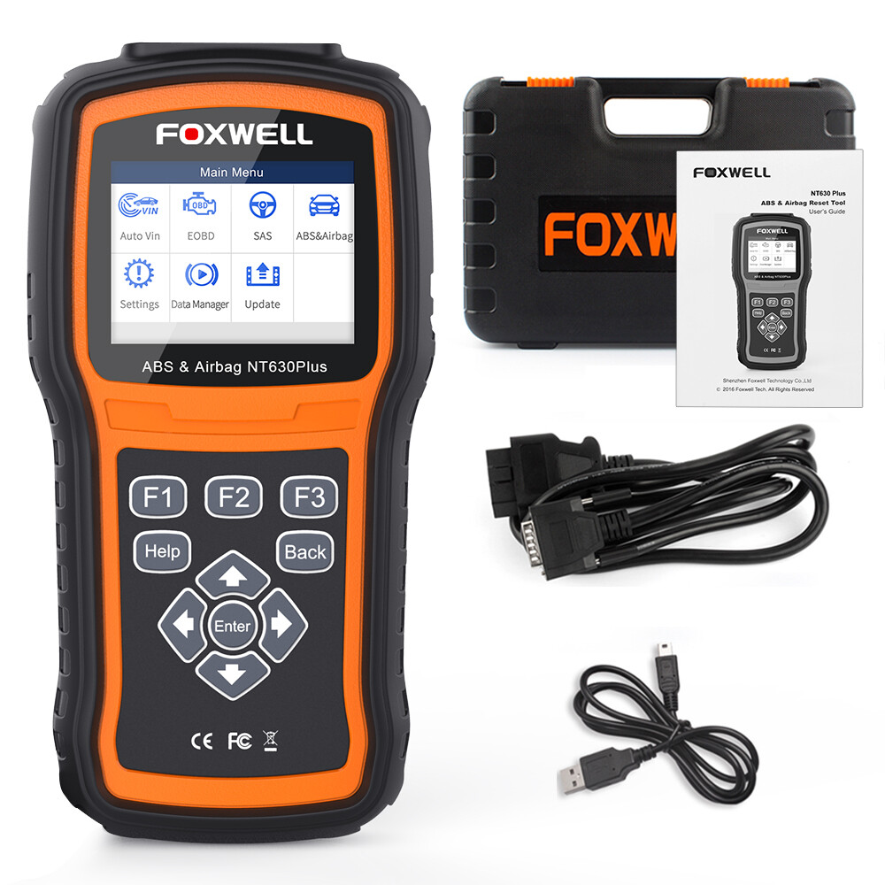 FOXWELL NT630 Plus OBD2 Scanner Diagnostic Tool ABS SRS Scanner Car Code Reader