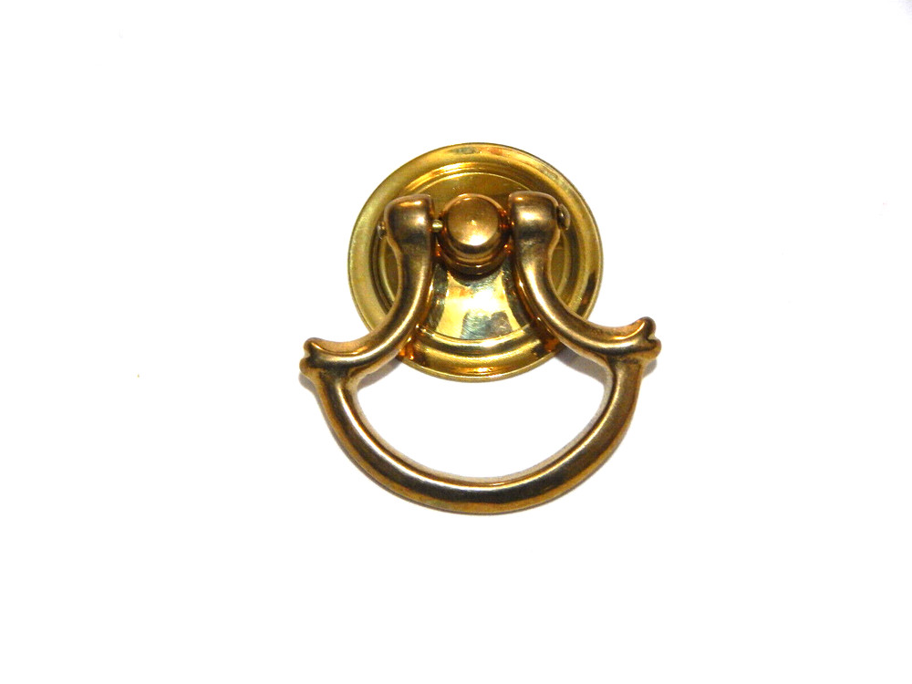 Colonial Revival Bow Dutch Drop Pull Dresser Chest