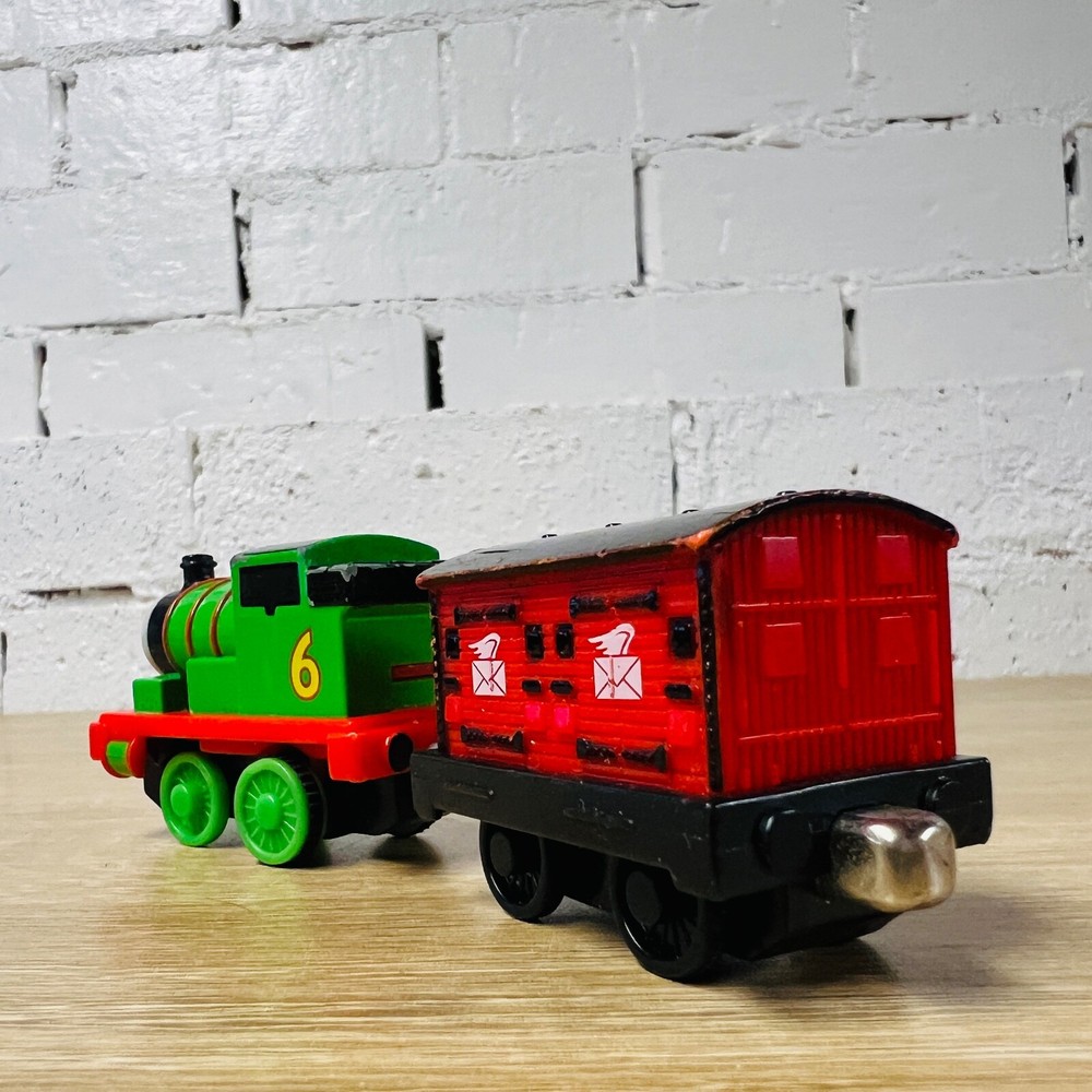 Pullstring Motorised Percy Thomas Take N Play Along Diecast Metal Push Trains