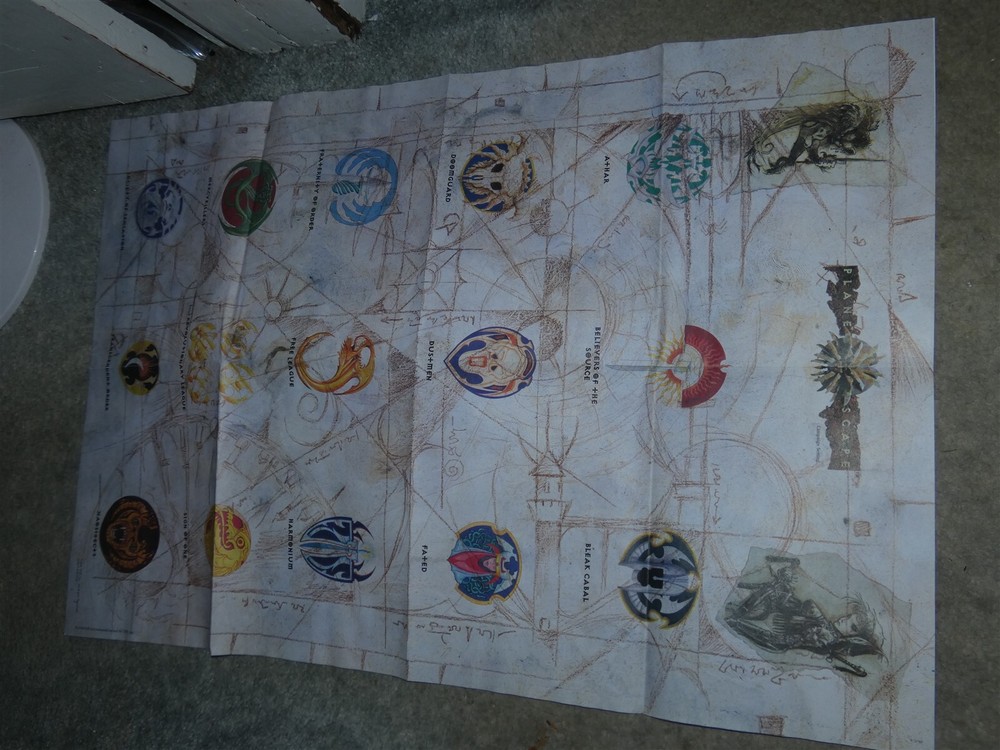 TSR AD&D: Planescape Campaign Setting - map 4 only