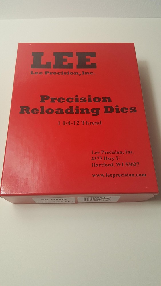 Lee Precision Reloading Collets 50 Bmg (L Series Thread) Die Small, Silver