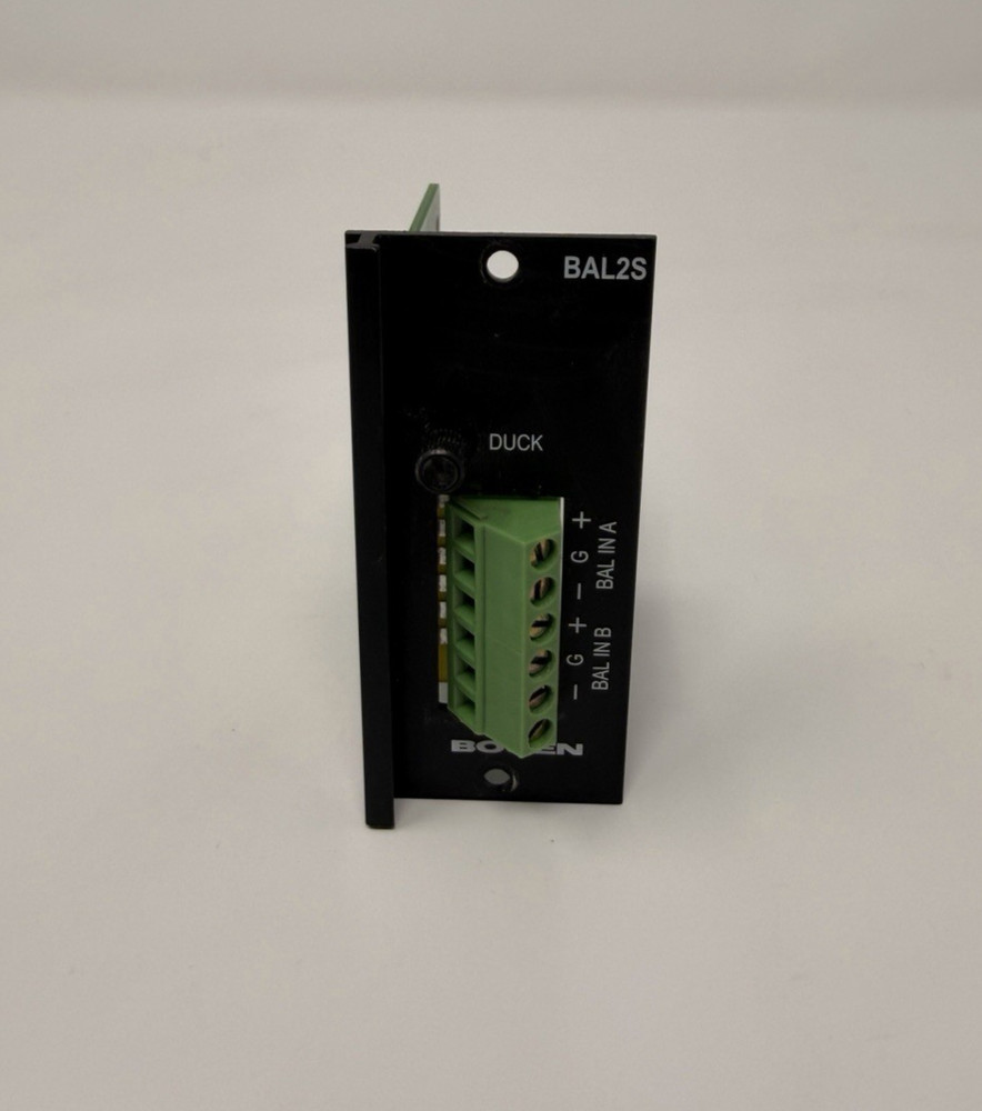 Bogen Communications BAL2S Dual-Balanced Advanced Input Module
