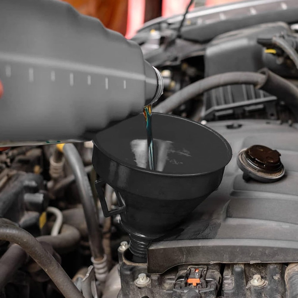 6 Piece Plastic Automotive Funnel Set