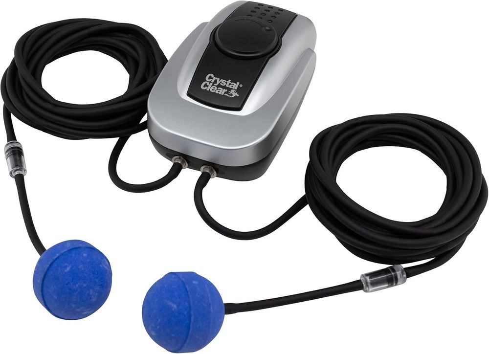 Complete Pond Aerator System - Quiet 4W Energy Efficient Oxygen Bubbler for Fish