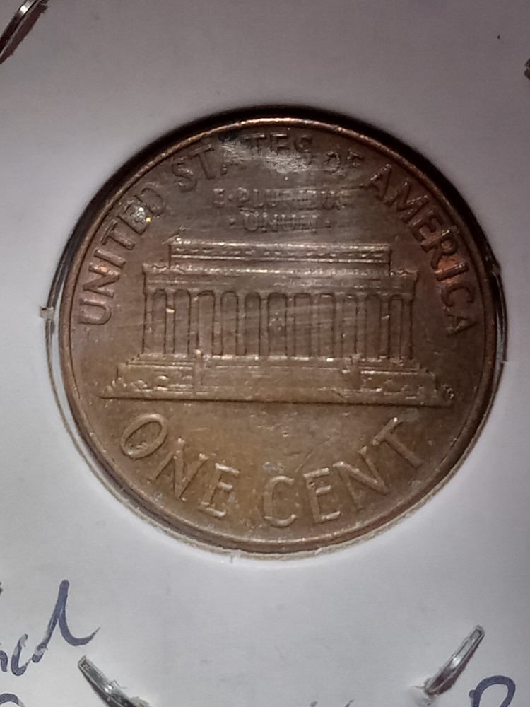 1968 Denver Lincoln Cent With Silver Fragment Error!!