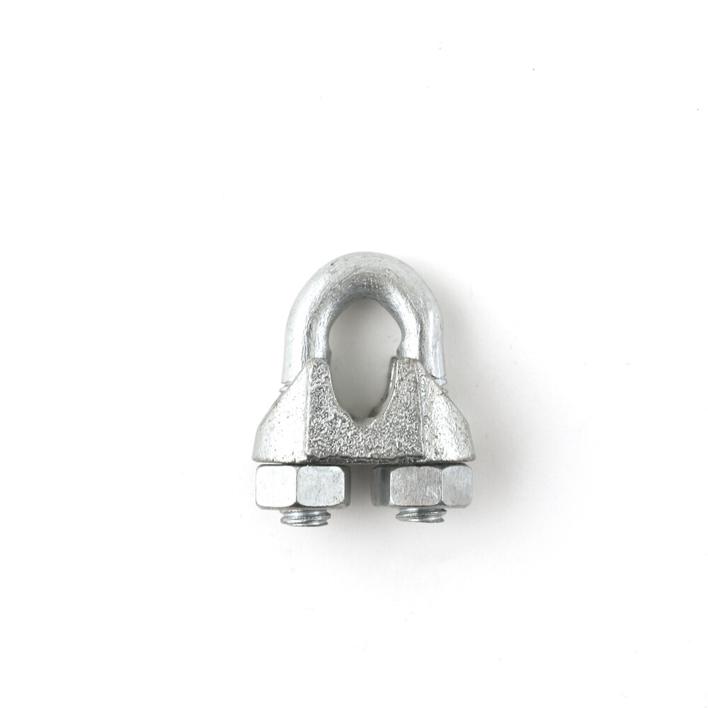 2 pc. Wire Rope Clips, 1/4"- Iron Wire Hardware