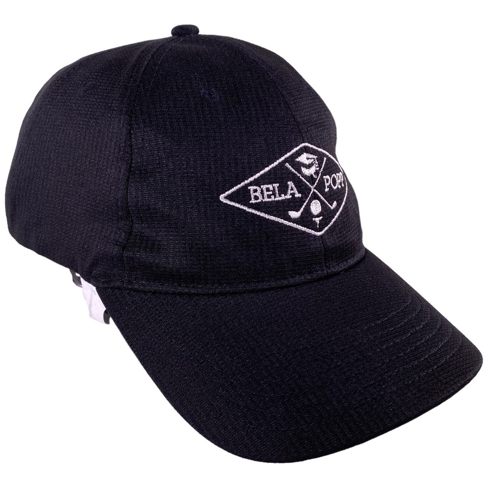 Bela Popp Golf Hat Black Adjustable Embroidered Cap