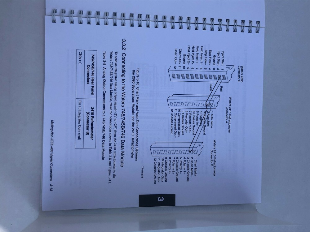 Waters 2410 Differential Refractometer Operator's Guide, Spiral 71500241002TP