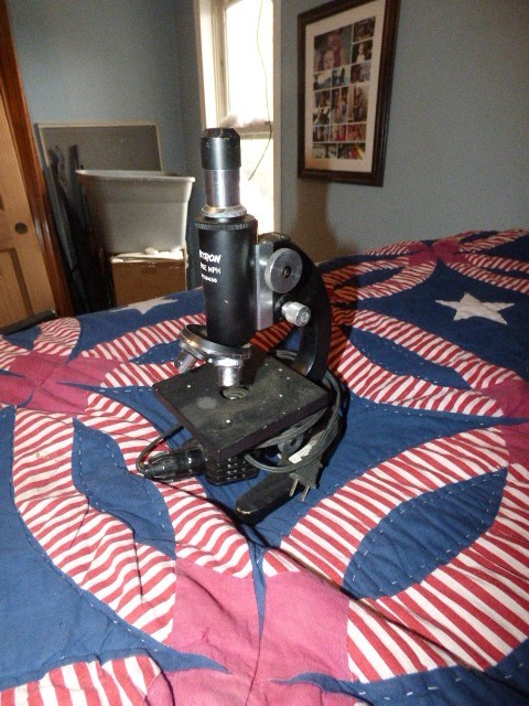 VERY GOOD USED UNITRON PHASE MPH LIGHTED MICROSCOPE