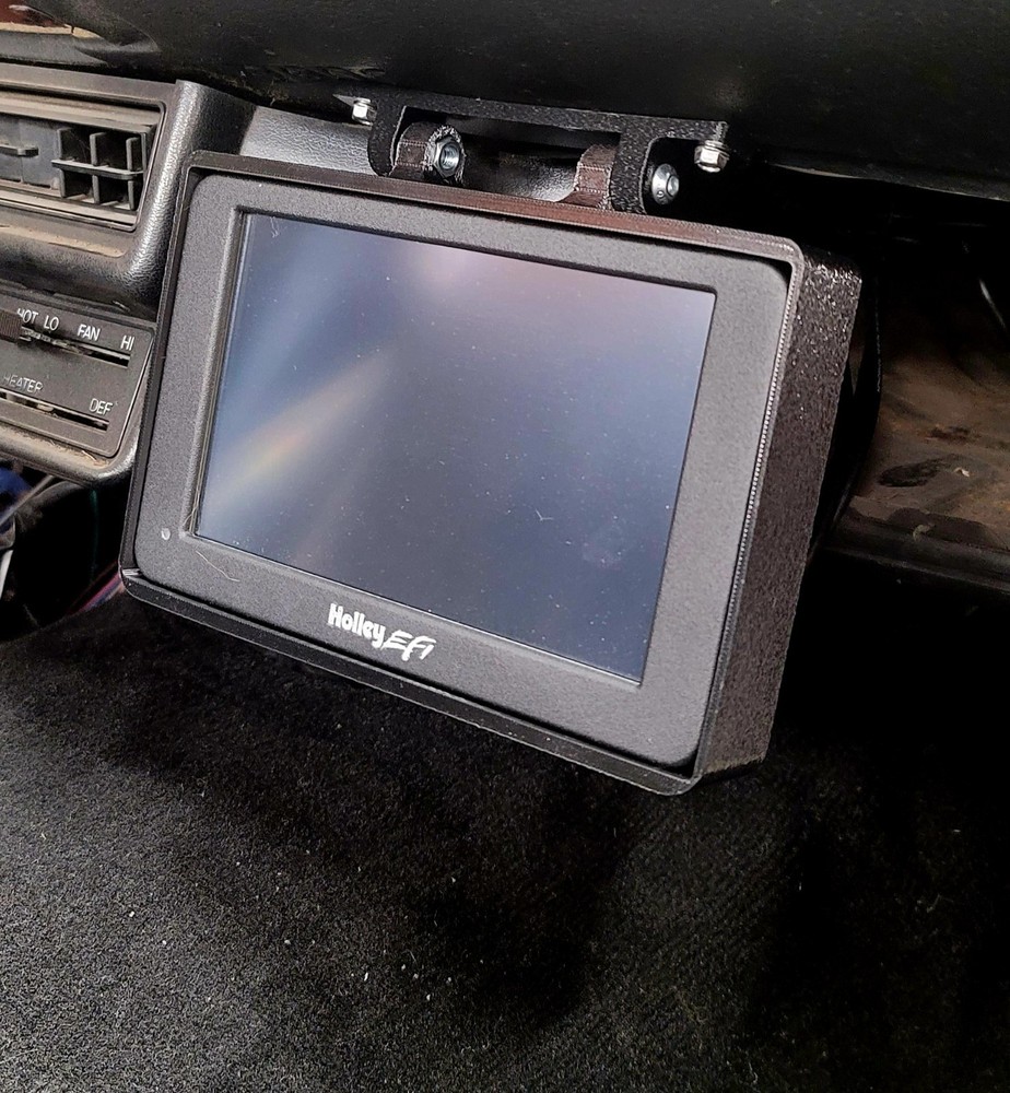 Under dash mount for Holley EFI 7" inch Pro dash screen