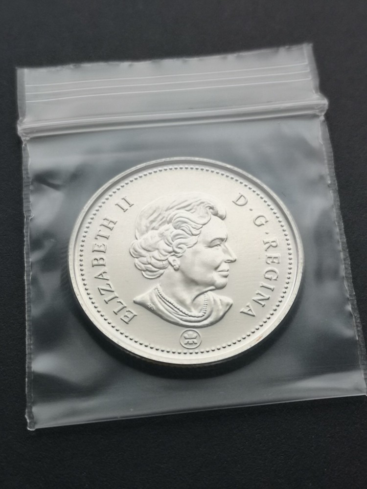 ***CANADA 25 CENTS COLOURED 2008 *** CONGRATULATIONS ***