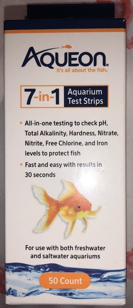 Aqueon 7-in-1 Aquarium Test Strips