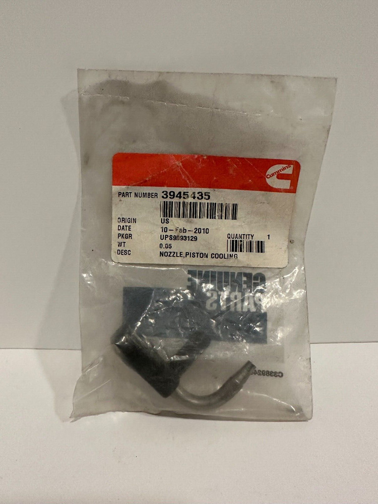 New Oem Cummins3945435 Piston Cooling Nozzle