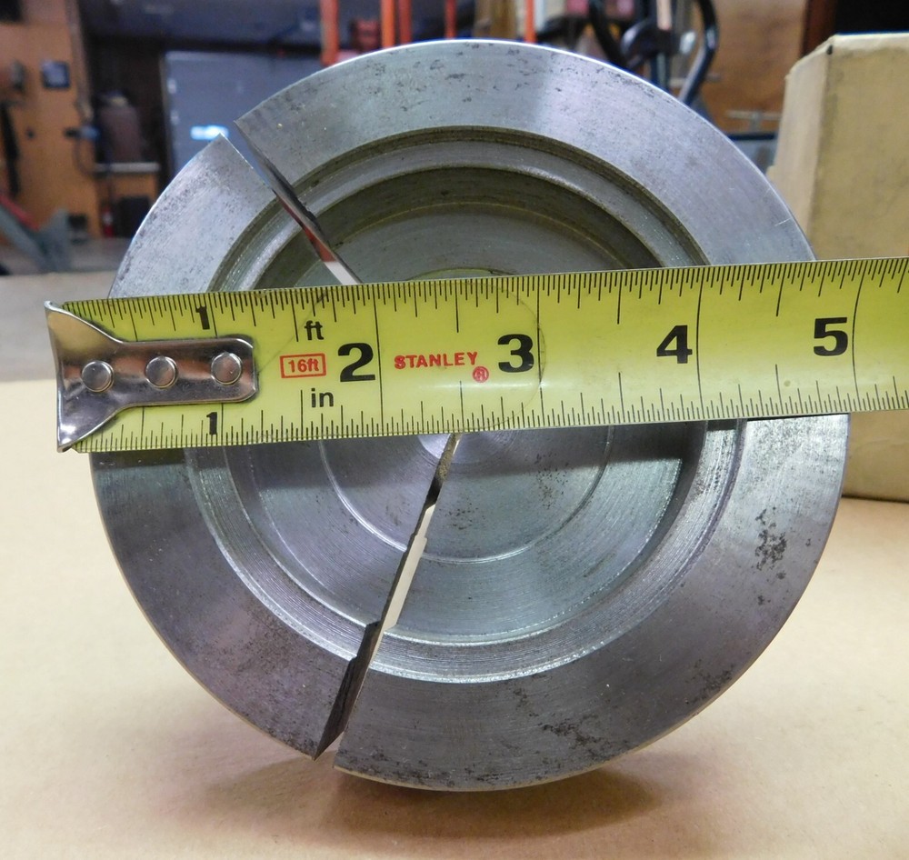5C Step Collet 5", One-Piece 1" Thick Solid Stock