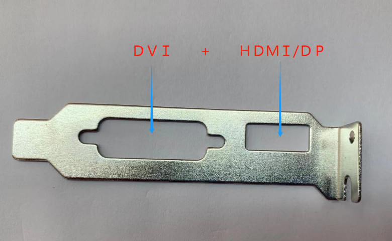 DVI + HDMI/DP low profile bracket for half height low profile video card