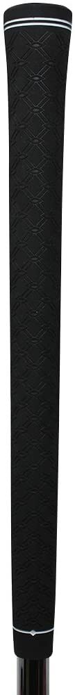 8 pcs - Tour Pro Soft Black Standard Size Golf Grips