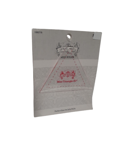 Sewing Jelly Roll /Template Ruler Mini Rectangle, Triangle, Wedge, Easy Angle,