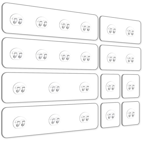 Novabright 40 Pack Shower Caddies Adhesive Replacement Strips Waterproof