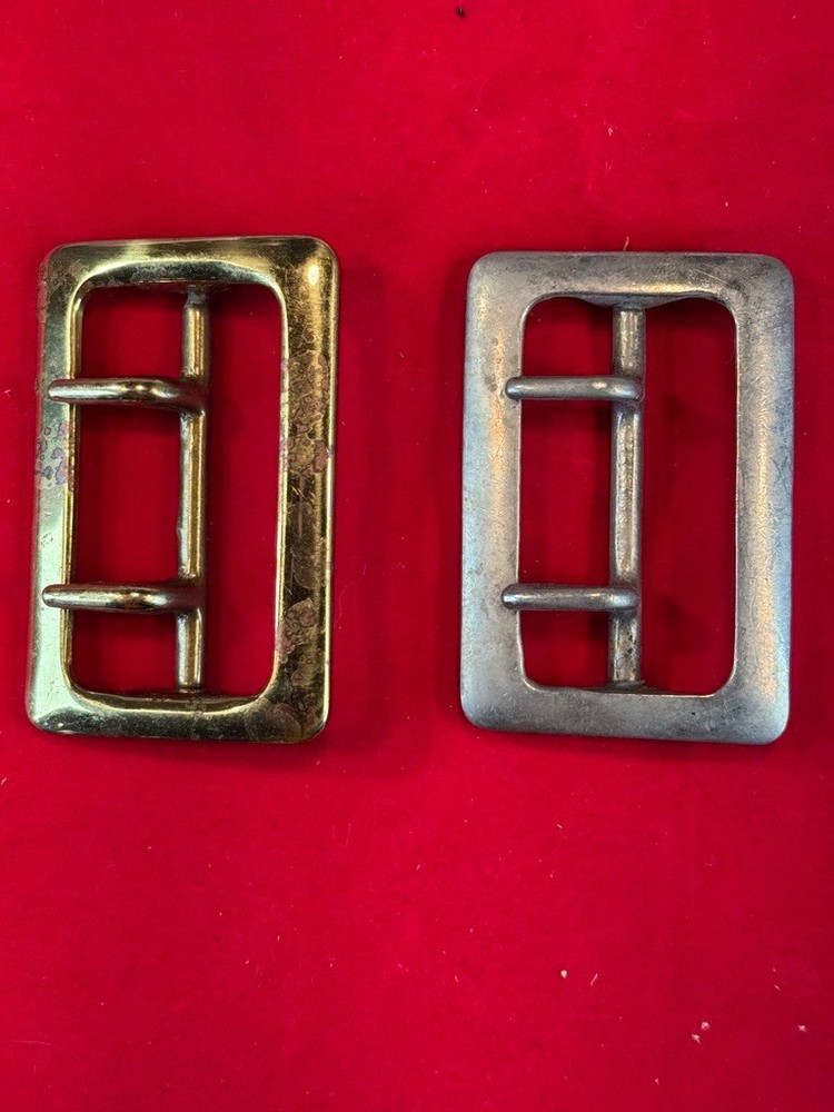 2 1/4" Solid Brass Sam Browne Buckle N & J, USA