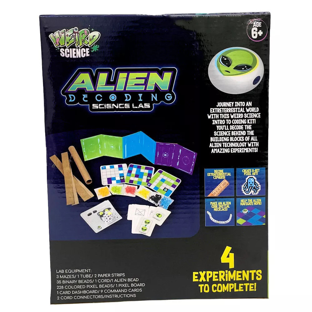 Weird Science Alien Decoding Science Lab, 4 Experiments To Complete!