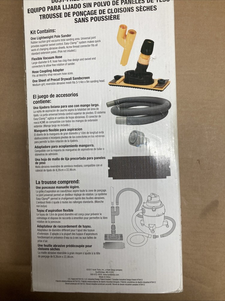 Hyde Dust-Free Drywall Sanding Kit for Sanding Pole