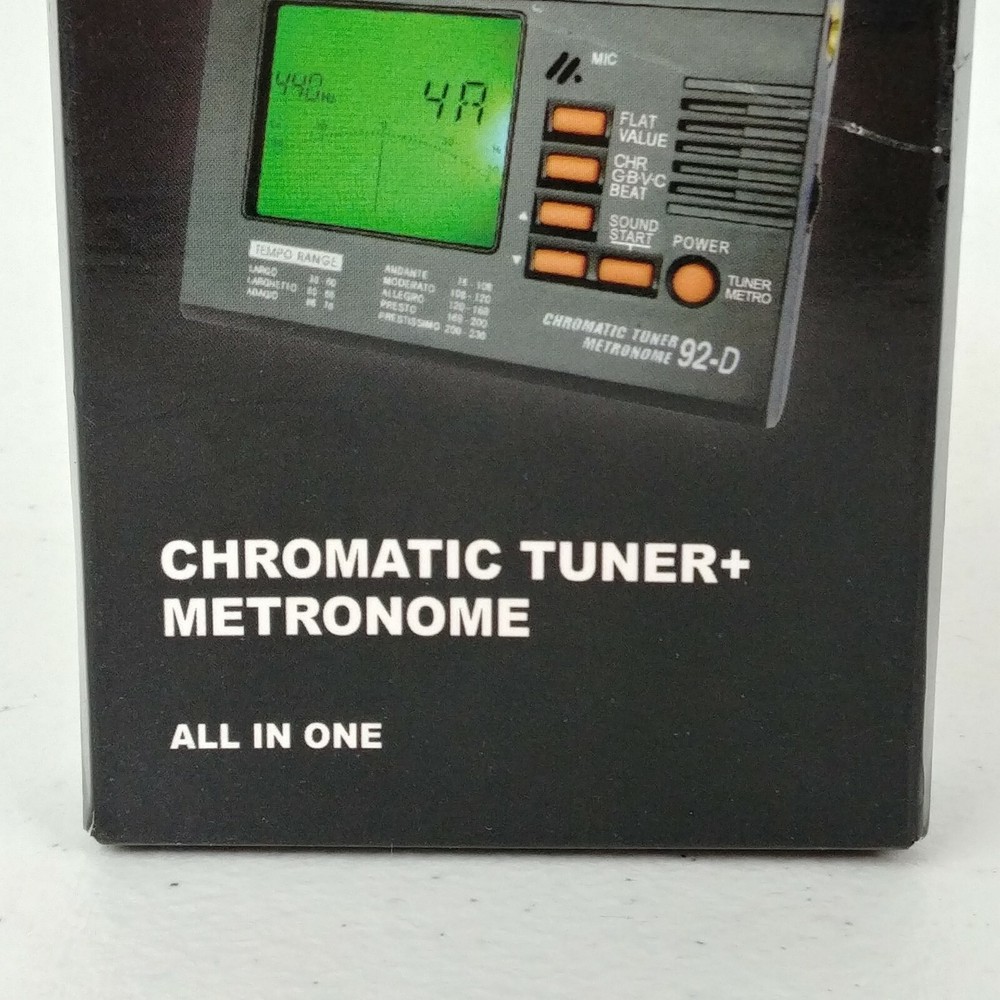 Cecilio 92-D chromatic tuner + metronome New open box