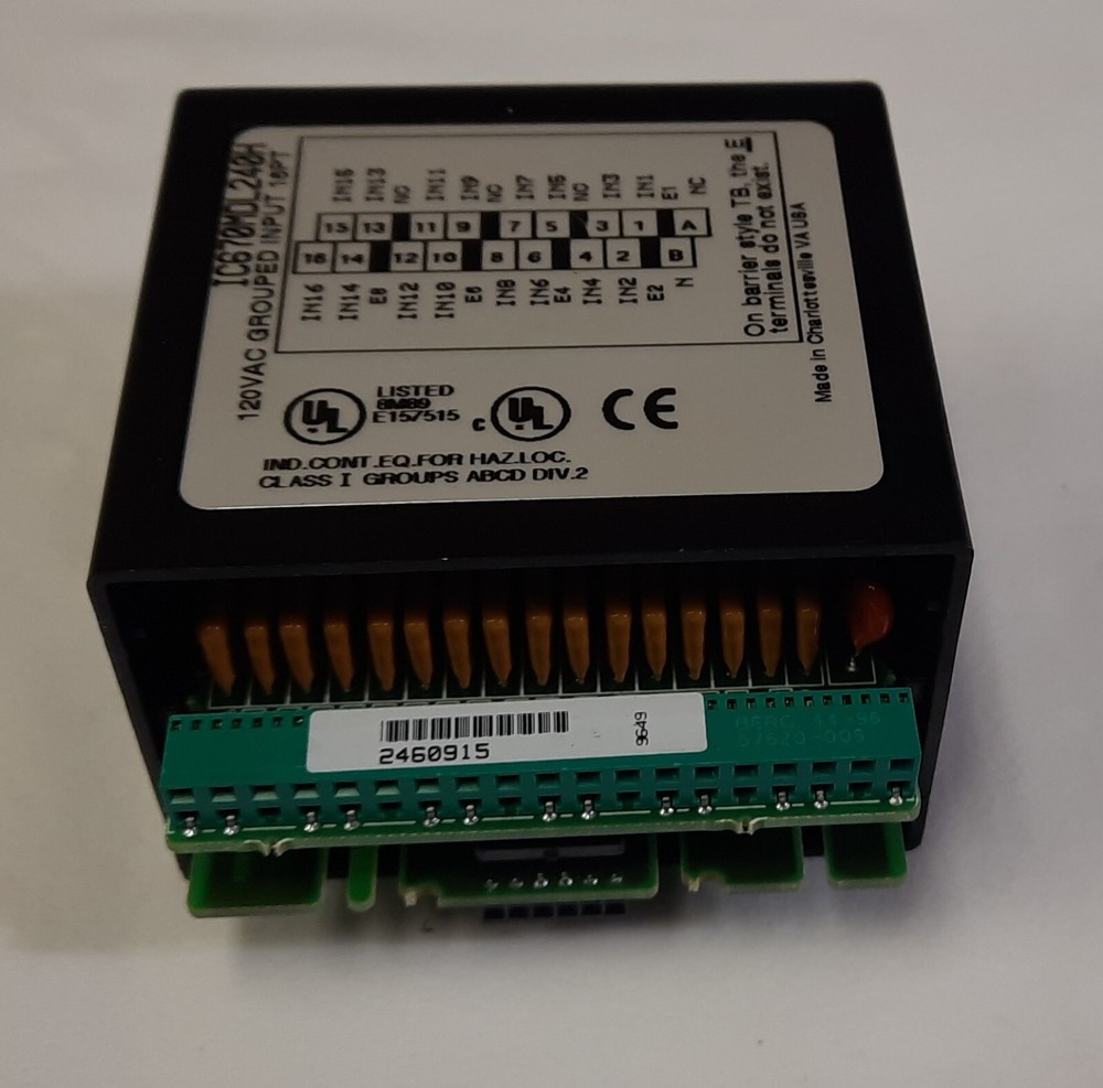 GE Fanuc IC670MDL240H Field Control Grouped Input 16pt