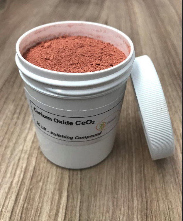 8 oz - CERIUM OXIDE GLASS POLISH - High Grade Optical Compound