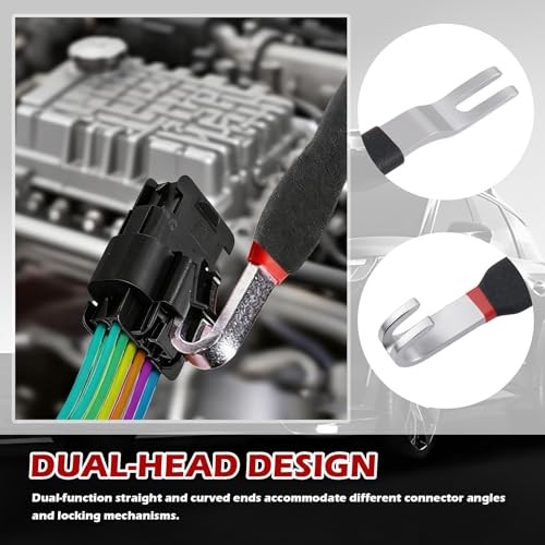 Automotive Electrical Terminal Connector Separator Removal Tool,2-in-1 Black