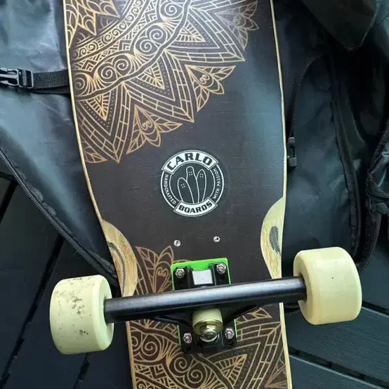 Carlo Boards Longboard with Bag - Pre-Owned